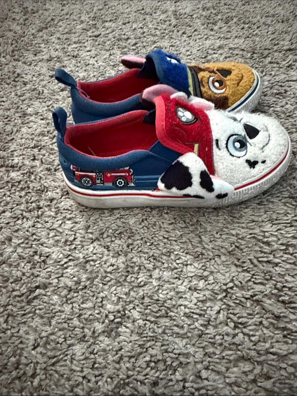 Paw Patrol Character Slip-On Shoes - Red, Blue, White, Brown
